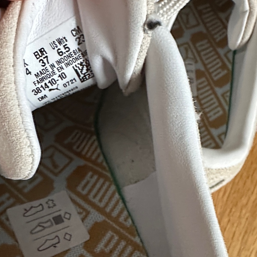 NEW in Box | Puma Cali Dreams Suede Sneakers in White Nimbus Cloud - Picture 8 of 9